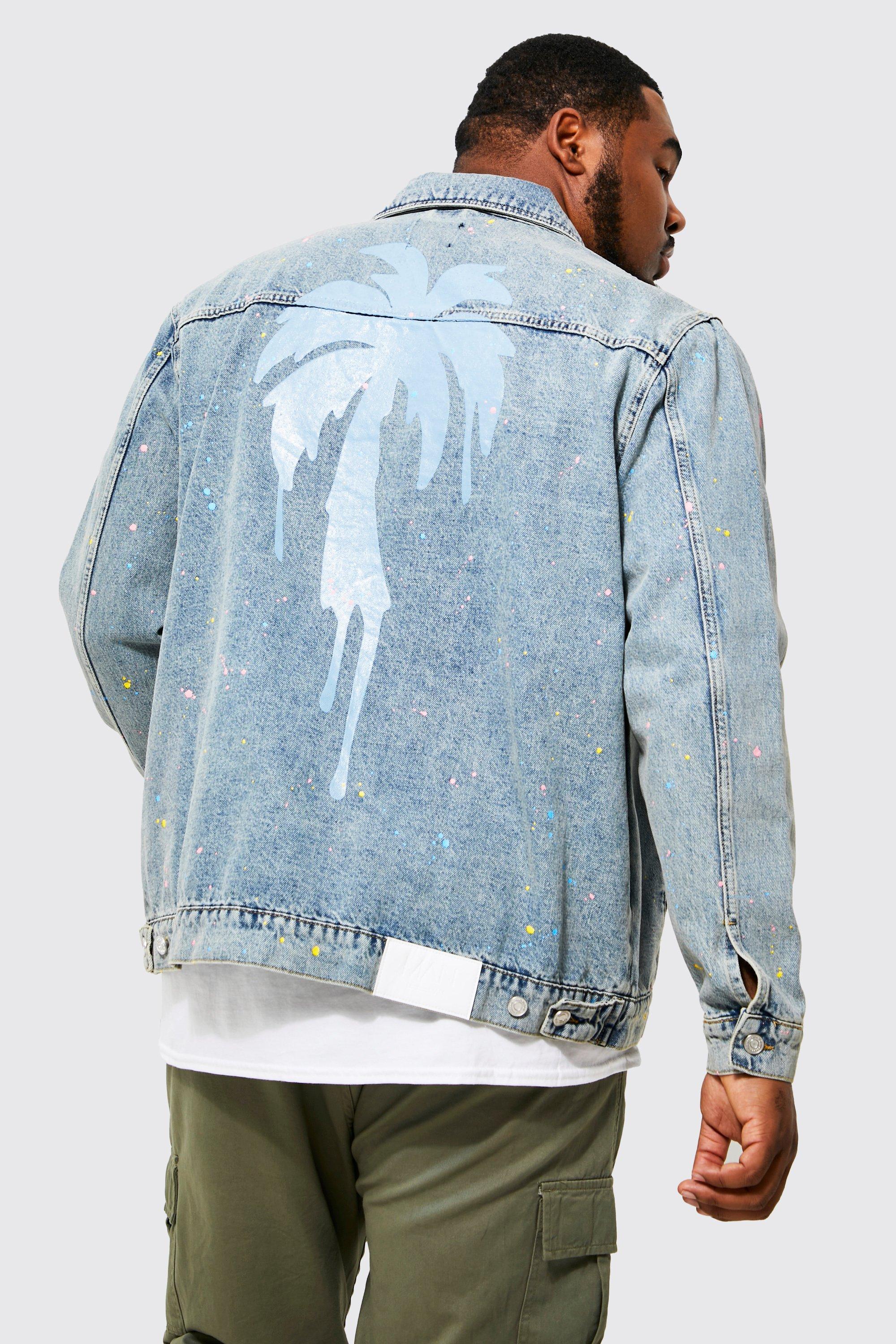 Loose fitting hot sale denim jacket